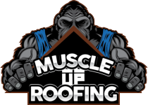 Muscle Up Roofing Logo